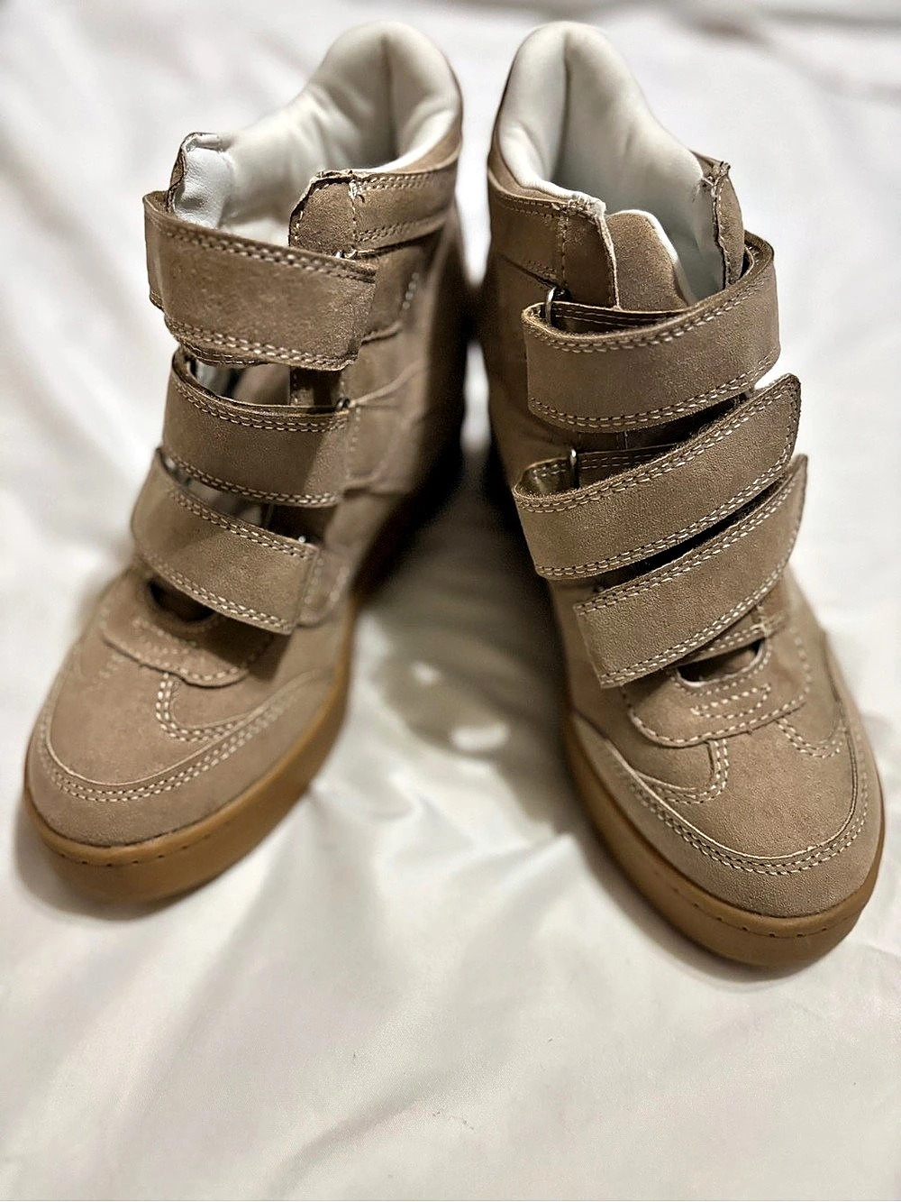 No Boundaries High-top wedge sneakers Wedge High-Top Sneakers Brown US 6 Like